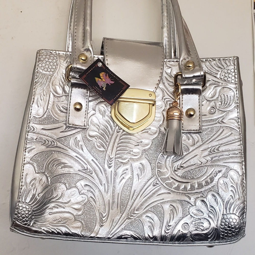 Silver crossbody